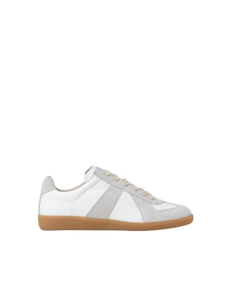 Sneakersy Maison Margiela zamszowe białe