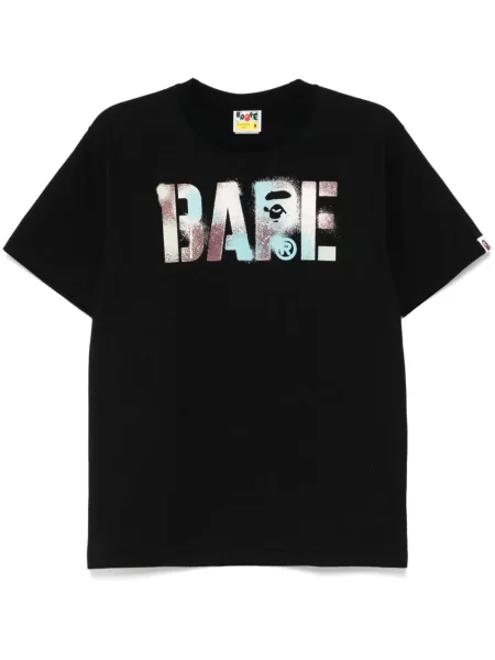 Tricou A Bathing Ape® cu imagine negru