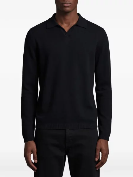 Tricou polo The Row negru