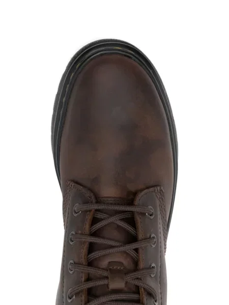 Botine Dr. Martens cu șireturi din piele maro