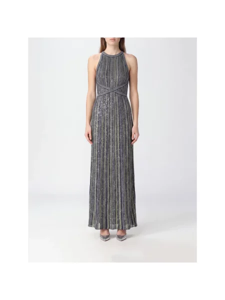 Sukienka maxi Missoni bez rękawów zielona