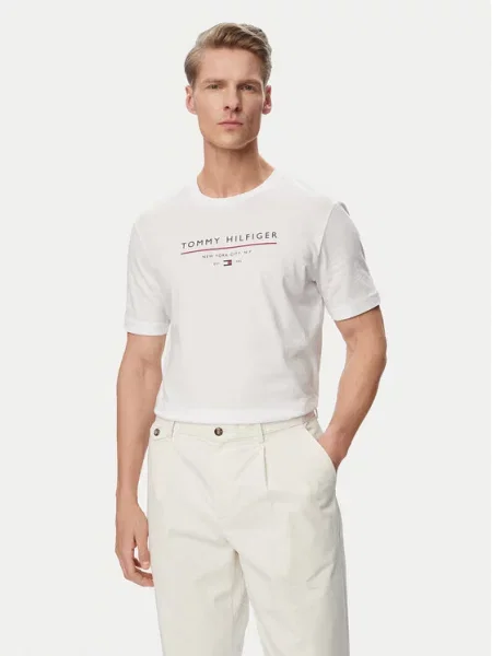 TOMMY HILFIGER Majica morsko plava / crvena bijela