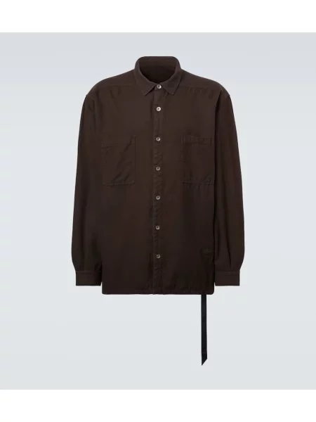 Košile Rick Owens hnědá