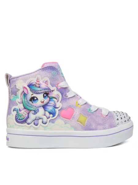 Sneakersy Skechers fioletowe