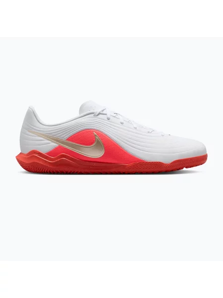 Încălțăminte de fotbal pentru bărbați Nike Tiempo Maestro Club white/bright crimson/blur alb