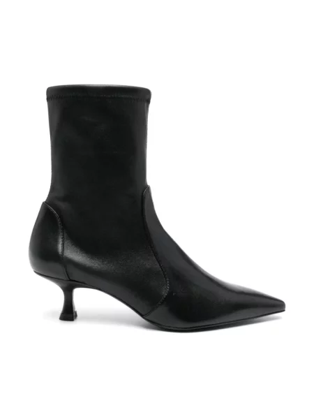 Botki Stuart Weitzman skórzane czarne