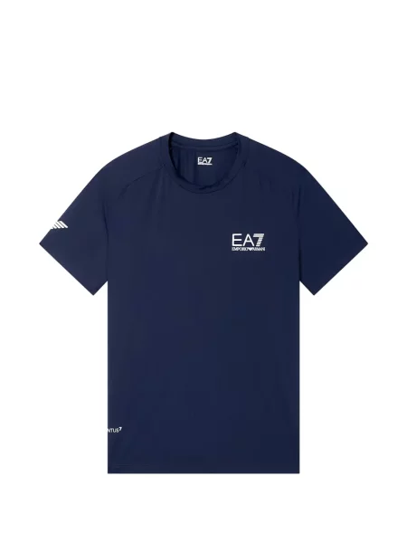 Tricou Ea7 Emporio Armani cu imagine albastru