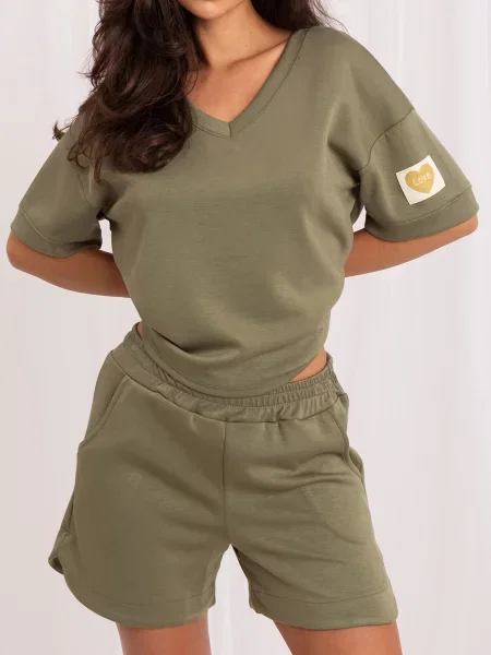 Pantaloni scurți Italy Moda din jerseu