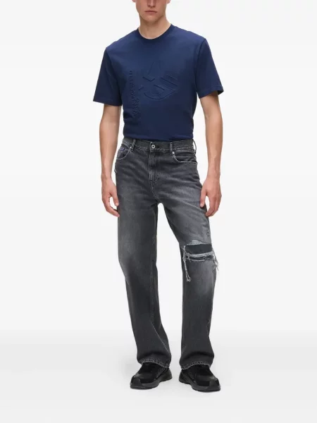 Blugi Karl Lagerfeld Jeans gri