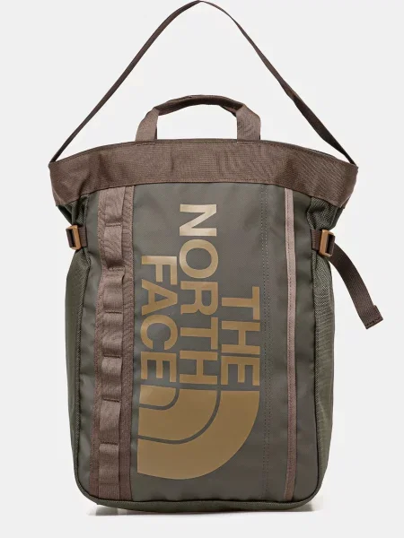 The North Face rucsac Base Camp Tote Pack mare cu imprimeu verde