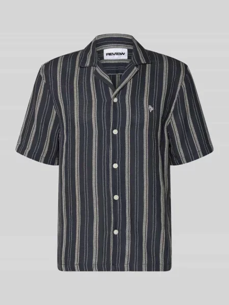 Koszula casualowa o kroju relaxed fit z wyhaftowanym logo Review