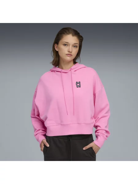 Koszykarska bluza z kapturem Pivot różowa