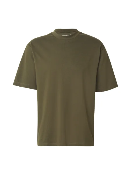 SELECTED Tricou SLHBOB pin verde