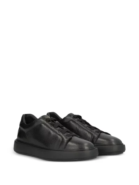 Sneakerși Officine Creative din piele negru