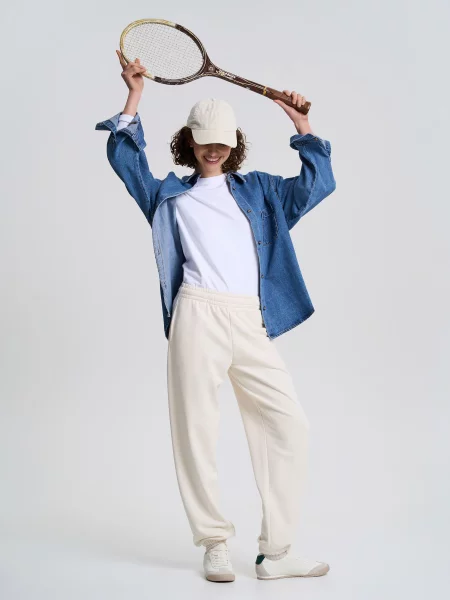 Штани Роза бежевий