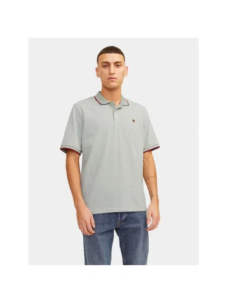 Jack&Jones Pólóing Bluwin Regular Fit szürke