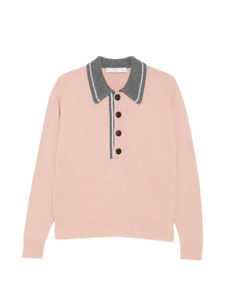 Tricou polo Tela roz