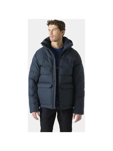 Kurtka z kapturem Helly Hansen Chill Puffy granatowy S niebieska