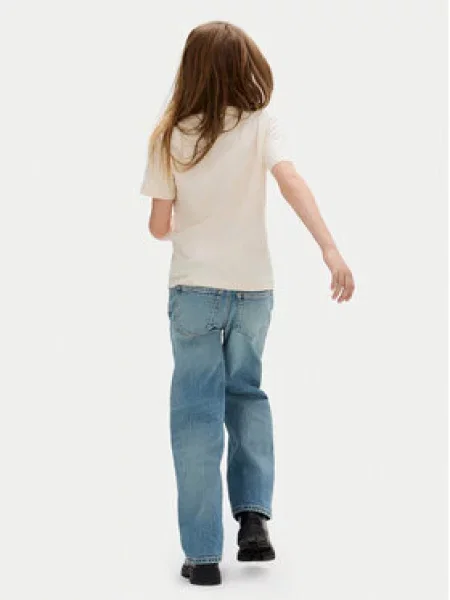 Dětské top Calvin Klein Jeans béžový