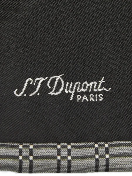 Cravată S.t. Dupont cu imprimeu geometric gri