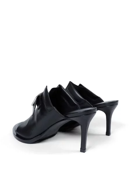 Sandale Ann Demeulemeester din piele negru