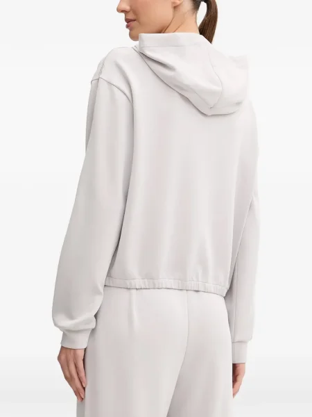Hanorac cu glugă Ea7 Emporio Armani gri