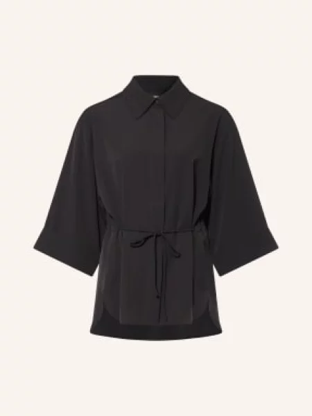 Inwear Košilová Halenka Qaileyiw S Rukávy černá