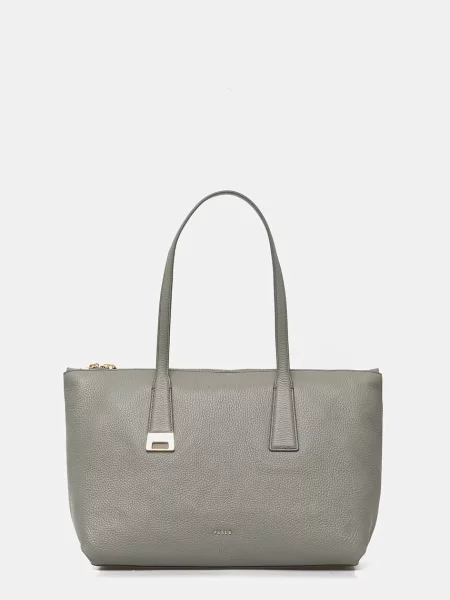 Furla geantă shopper pentru femei din piele Olivia M Tote verde