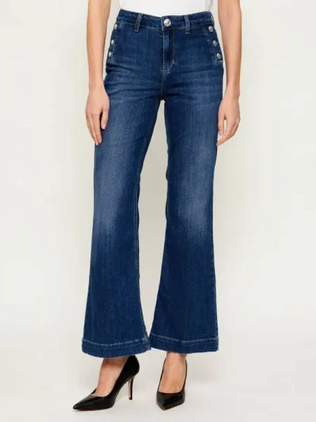 Blugi evazați Liu Jo albastru