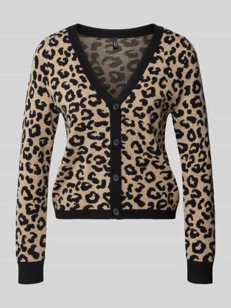 Kurtka z dzianiny o kroju regular fit z mieszanki model ‘LEO’ Only