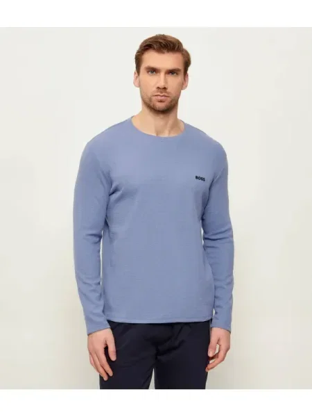 Tricou mânecă lungă Boss Black negru