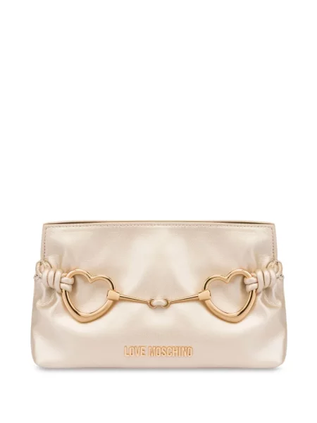 Боди Love Moschino със сърца розово