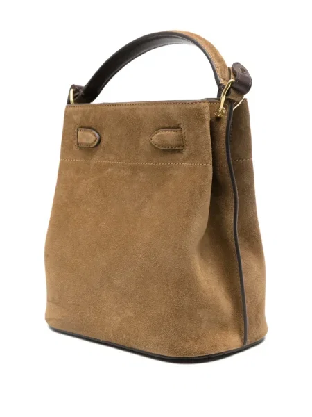 Τσαντα bucket Mulberry σουέτ καφέ