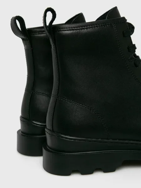 Botine Camper cu șireturi negru