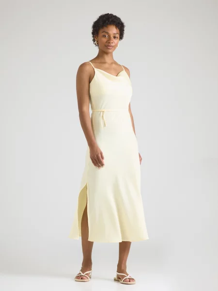 YAS Rochie de vară YASTHEA deschis galben