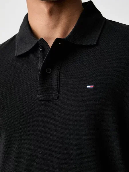 Тениска с дълъг ръкав Tommy Jeans с дълъг ръкав черно