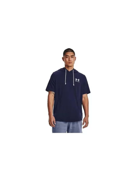 Geacă Under Armour din material terry albastru