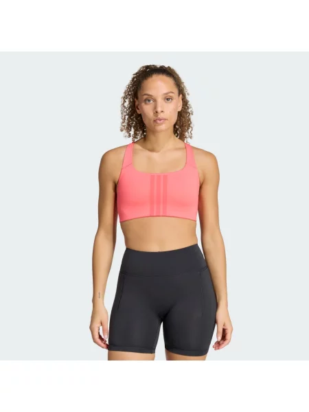 Biustonosz Optime Workout Medium Support różowy