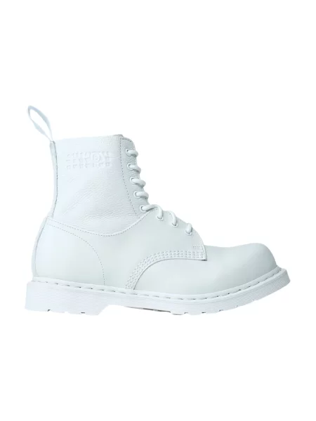 Maison Margiela Obuwie Kobieta 36 EU Skóra Twist Ankle Botki biały