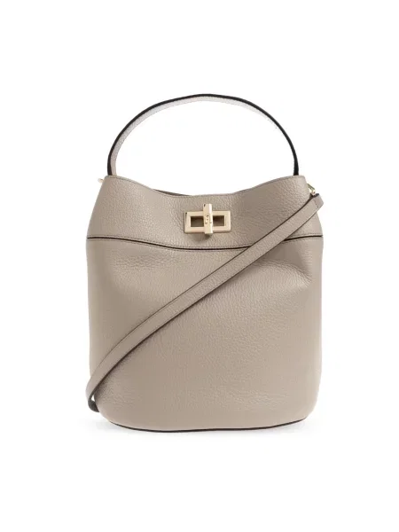 Torebka crossbody Furla skórzana beżowa