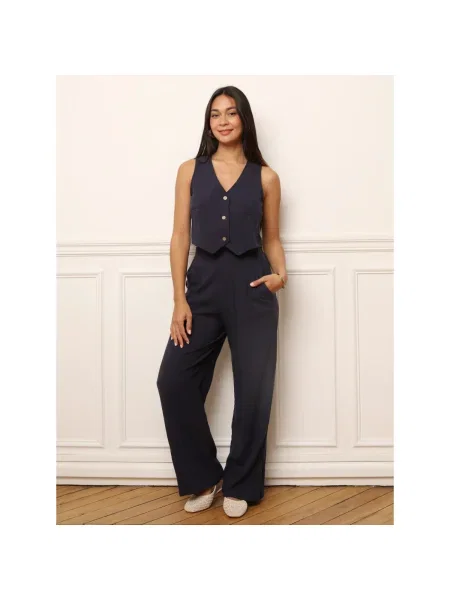 Top La Modeuse albastru