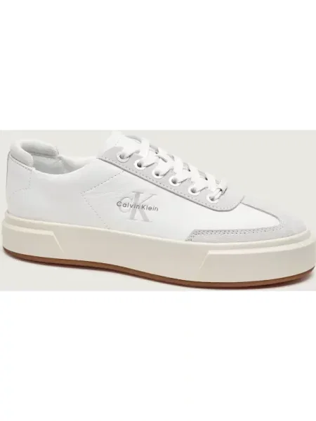 Sportcipők Calvin Klein Basket Cups Lup Wt Lth Su fehér