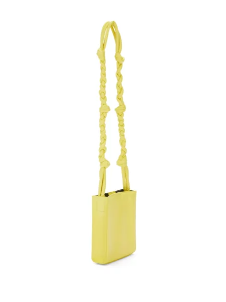 Geanta crossbody Jil Sander din piele galben