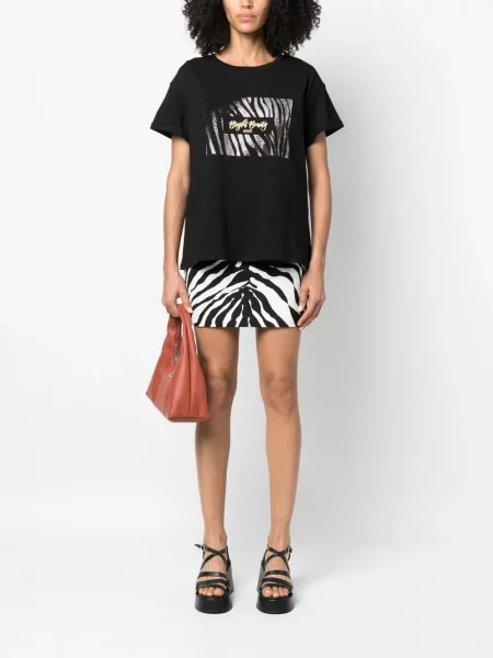 Koszulka Liu Jo z nadrukiem czarna