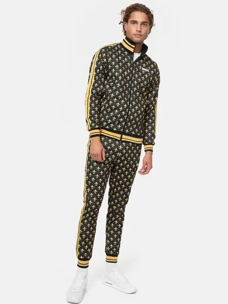 Спортивний костюм Lonsdale чорний/жовтий поліестер/еластан чорний