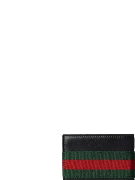 Portofel Gucci cu dungi negru