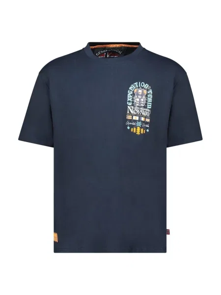T-Shirt Geographical Norway JAKADO DB NAVY granatowy niebieska