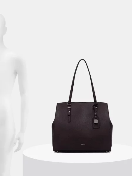 Кожаная сумка шоппер Aldo