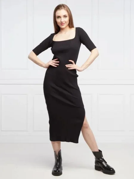 HUGO Rochie Nirale negru