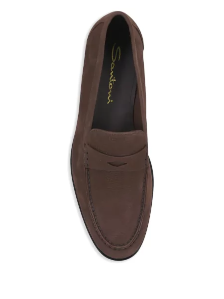 Pantofi loafer Santoni maro
